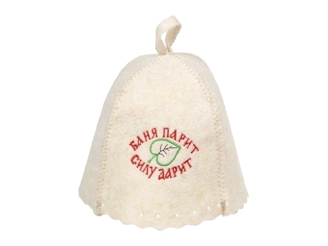 Шапка Баня парит силу дарит 41169